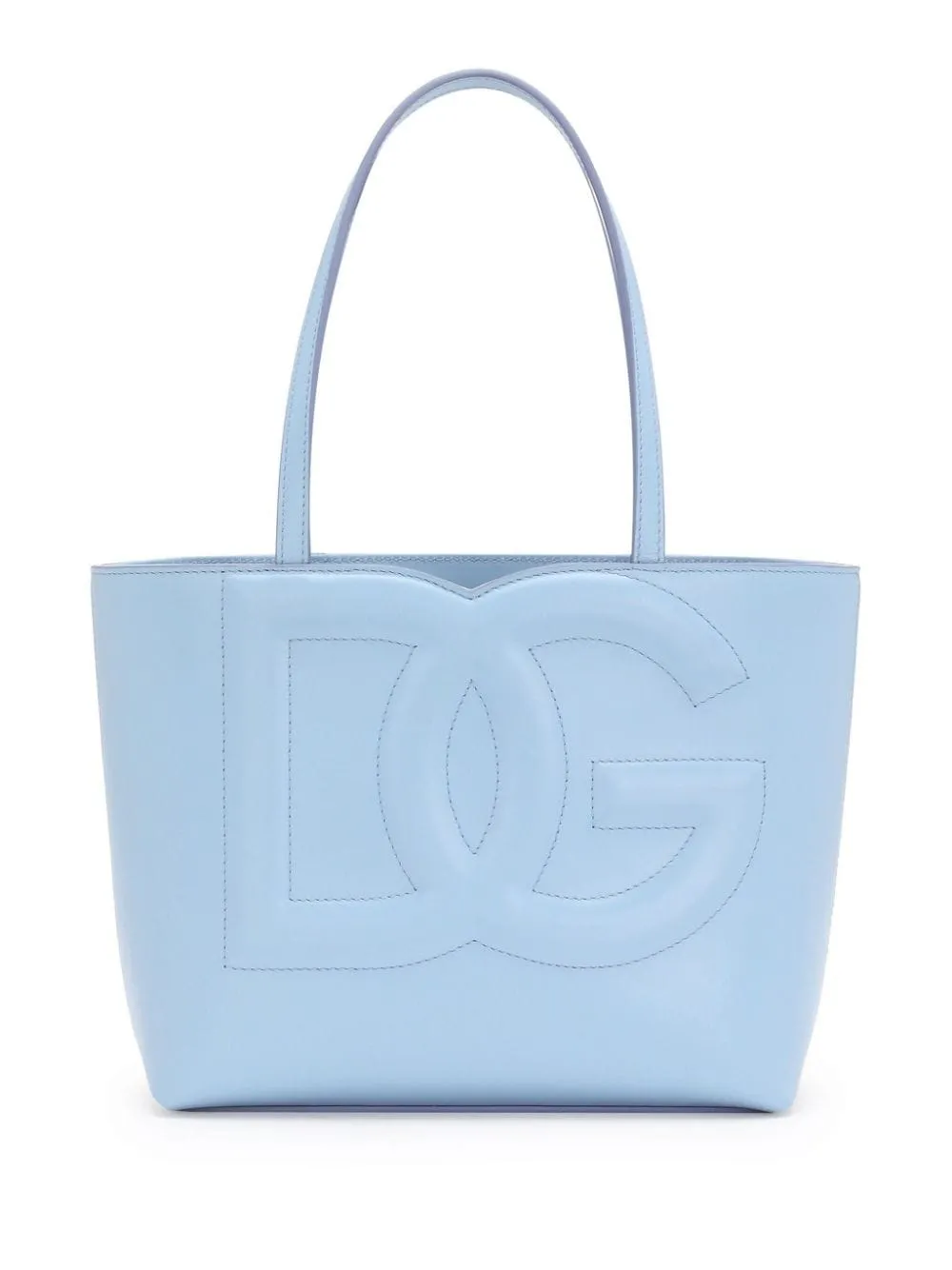Dolce & Gabbana Dg Logo Small Leather Tote Bag