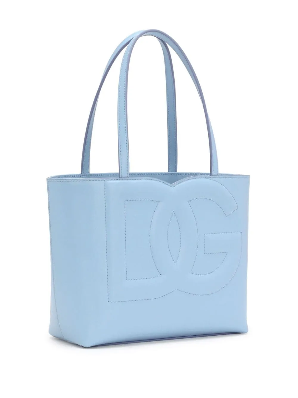 Dolce & Gabbana Dg Logo Small Leather Tote Bag