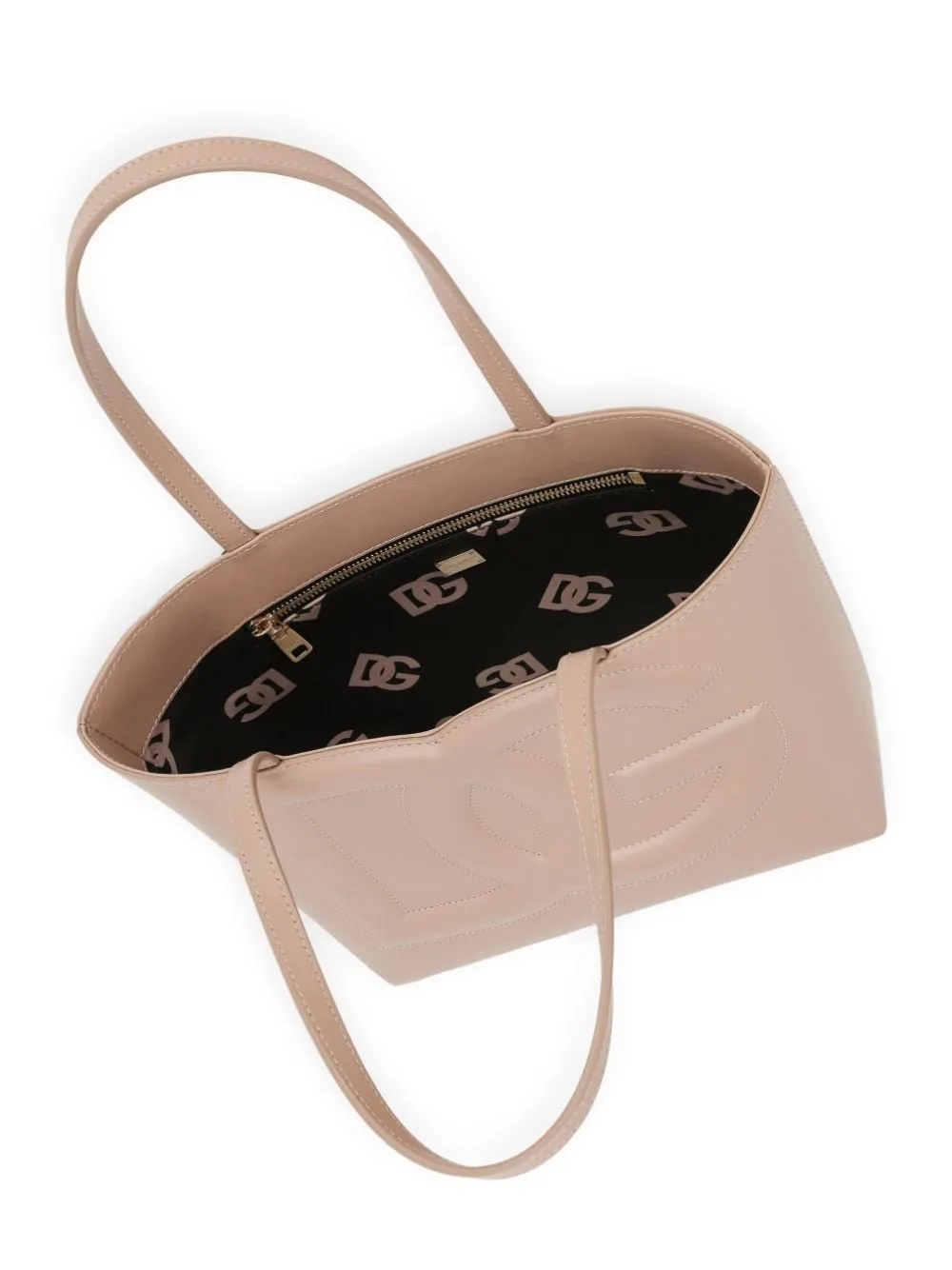 Dolce & Gabbana Dg Logo Small Leather Tote Bag