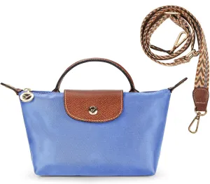 DOMAT Crossbody Bag for Women, Chic Lightweight Purse with Leather Top-handle, Compact Clutch Bag, Shoulder Handbag