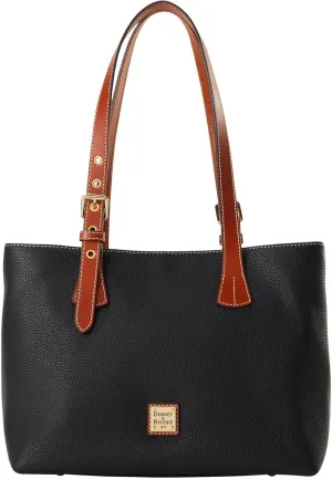Dooney & Bourke Handbags for Women, Pebble Grain Leather Hanna Small Tote Bag with Zipper Compartment