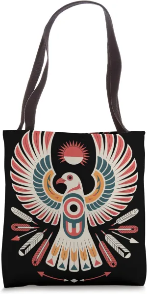 Dove Indigenous Indian Tribal Art Native American Tote Bag