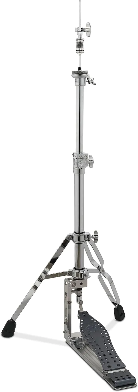 DW Series Colorboard Machined Direct Drive, Gun Metal Edition 2-Leg Hi-Hat Stand (DWCPMDDHH2GR)