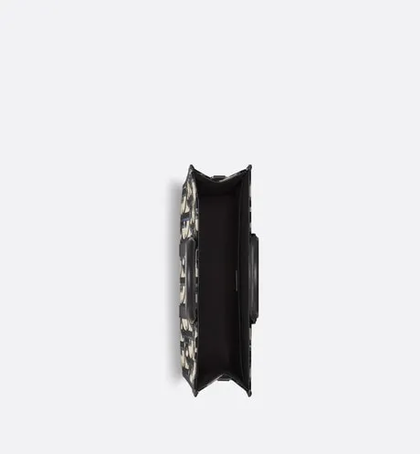 East-West Tote Bag • Beige and Black Maxi Dior Oblique Jacquard