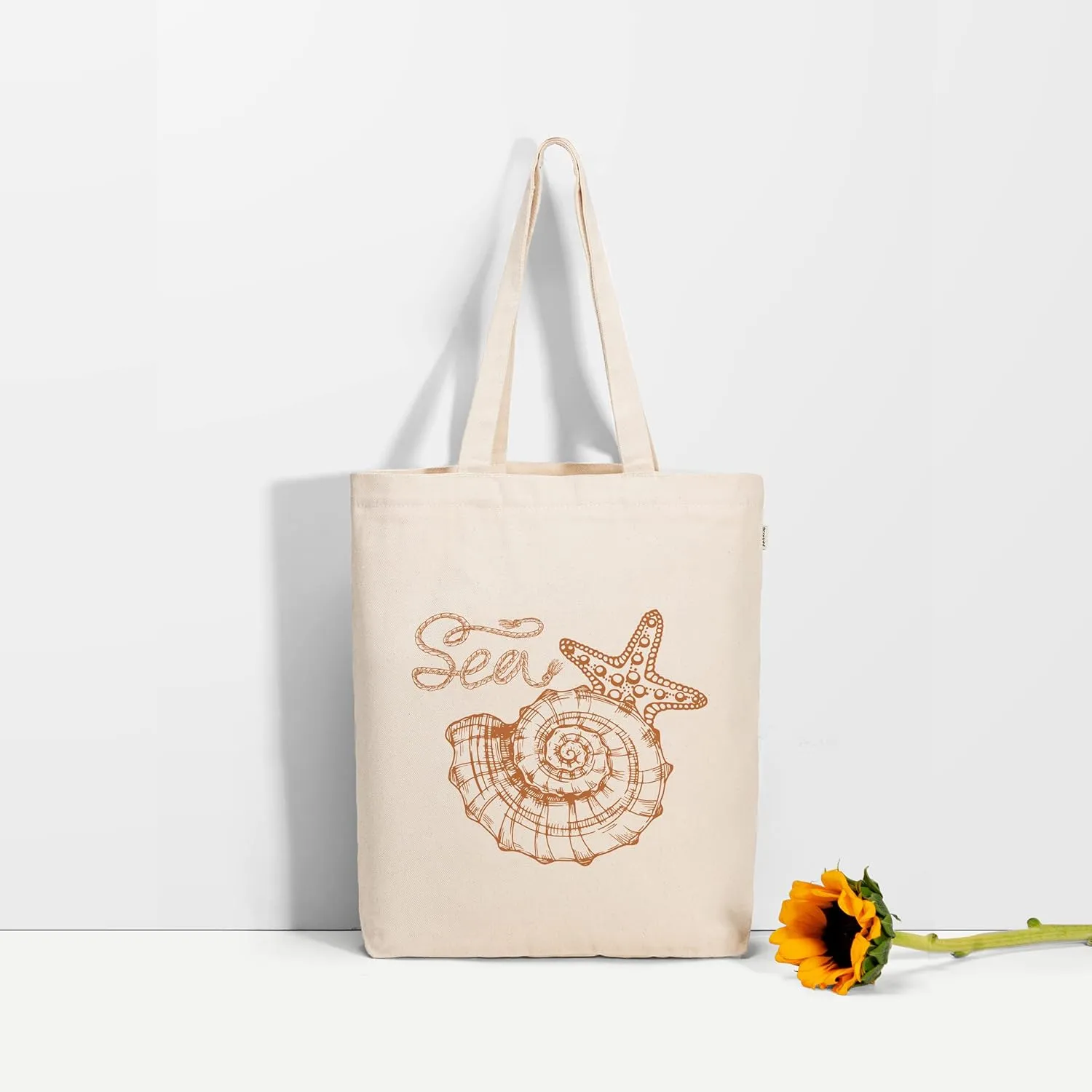Eco Right Aesthetic Canvas Tote Bag for Women Zippered Closure, Beach, Shopping, Travel, Gifts for womens tote bag