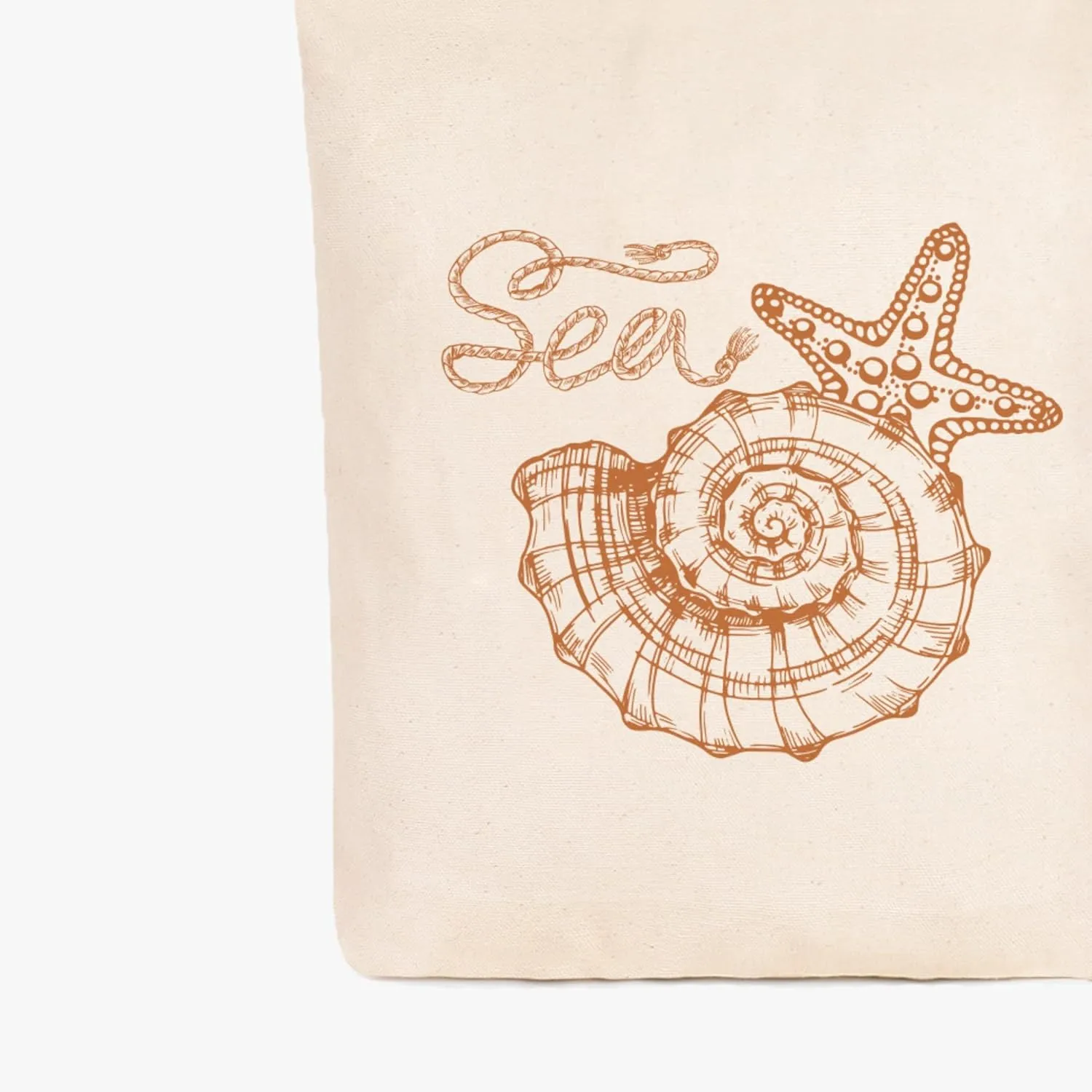 Eco Right Aesthetic Canvas Tote Bag for Women Zippered Closure, Beach, Shopping, Travel, Gifts for womens tote bag