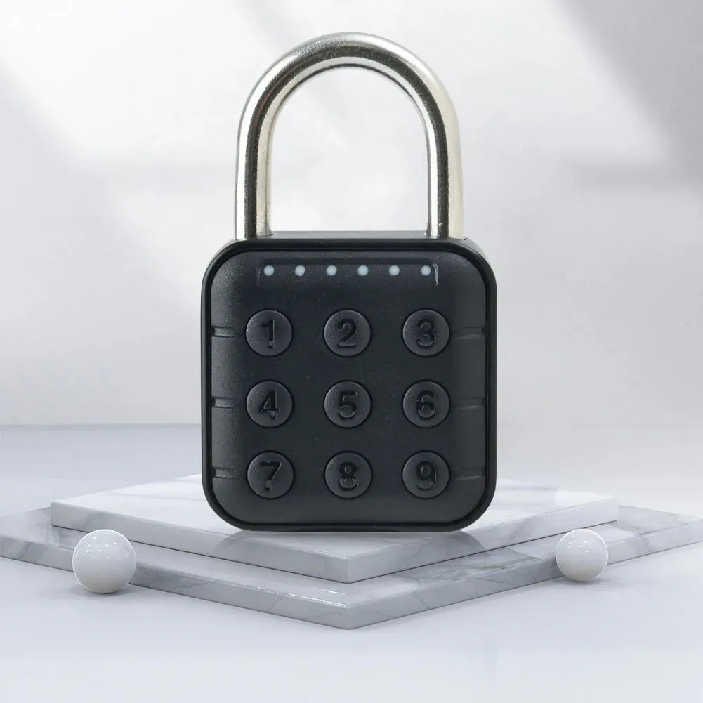 Electronic Lock Tuya Bluetooth Fingerprint Padlock Digital Luggage Lock APP Temporary Password Remotely IP67 Decompression Toys