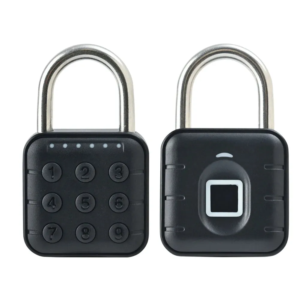 Electronic Lock Tuya Bluetooth Fingerprint Padlock Digital Luggage Lock APP Temporary Password Remotely IP67 Decompression Toys