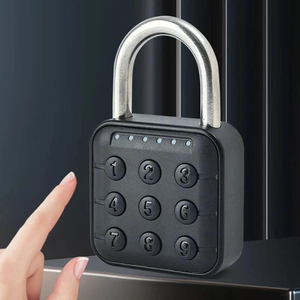 Electronic Lock Tuya Bluetooth Fingerprint Padlock Digital Luggage Lock APP Temporary Password Remotely IP67 Decompression Toys