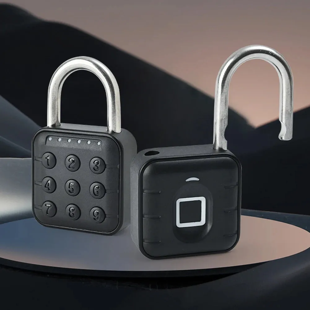 Electronic Lock Tuya Bluetooth Fingerprint Padlock Digital Luggage Lock APP Temporary Password Remotely IP67 Decompression Toys