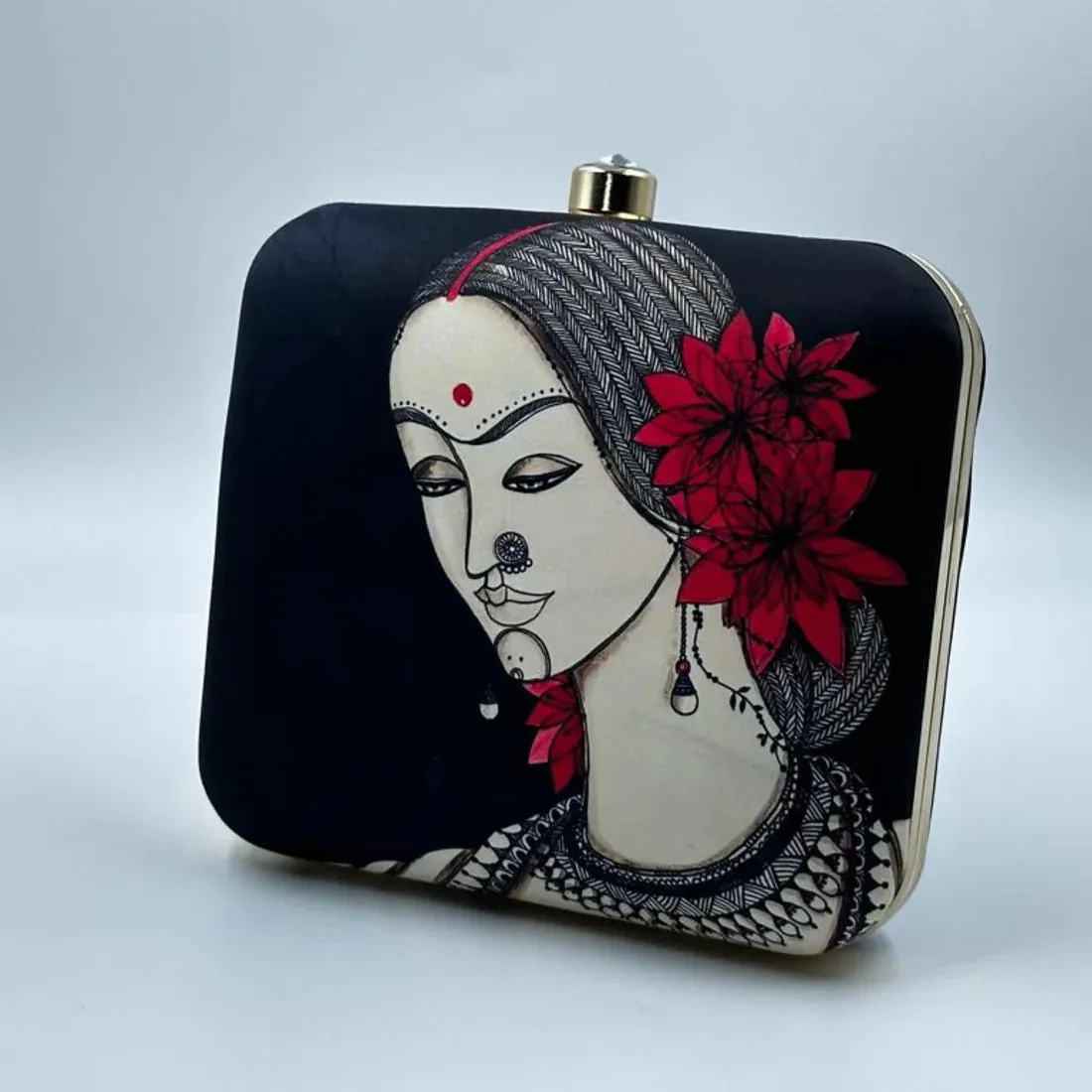 ELEGANT BLACK CLUTCH BAG