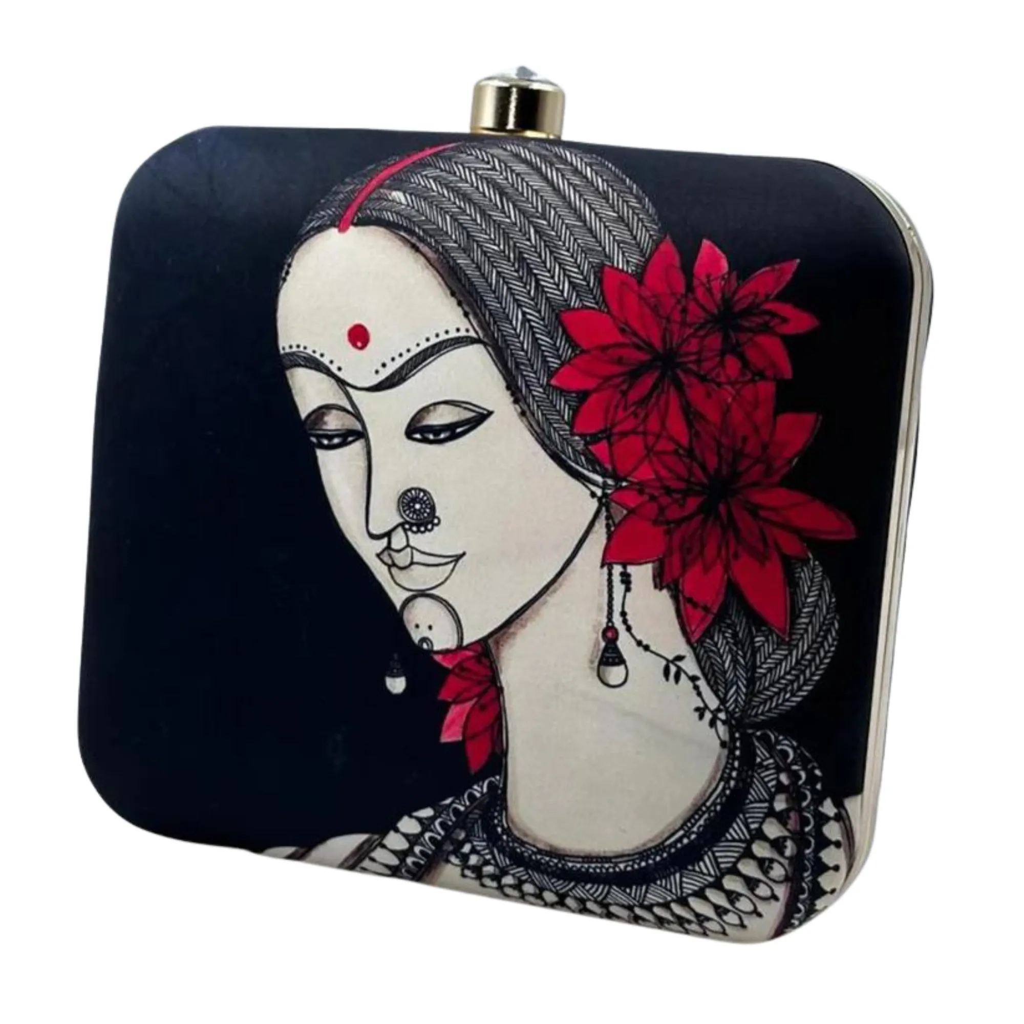 ELEGANT BLACK CLUTCH BAG