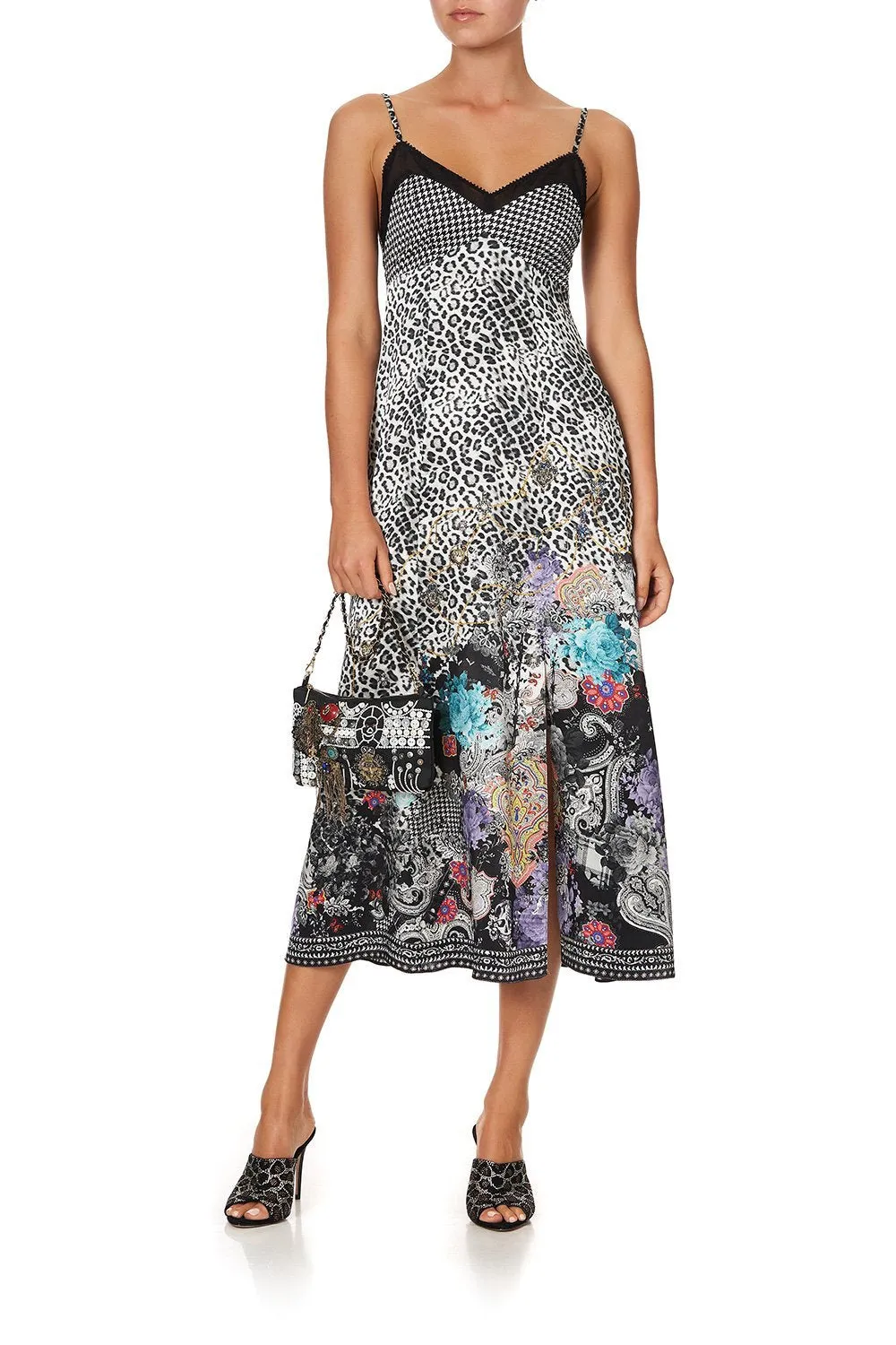 EMBELLISHED SATIN MINI BAG SID THE KID