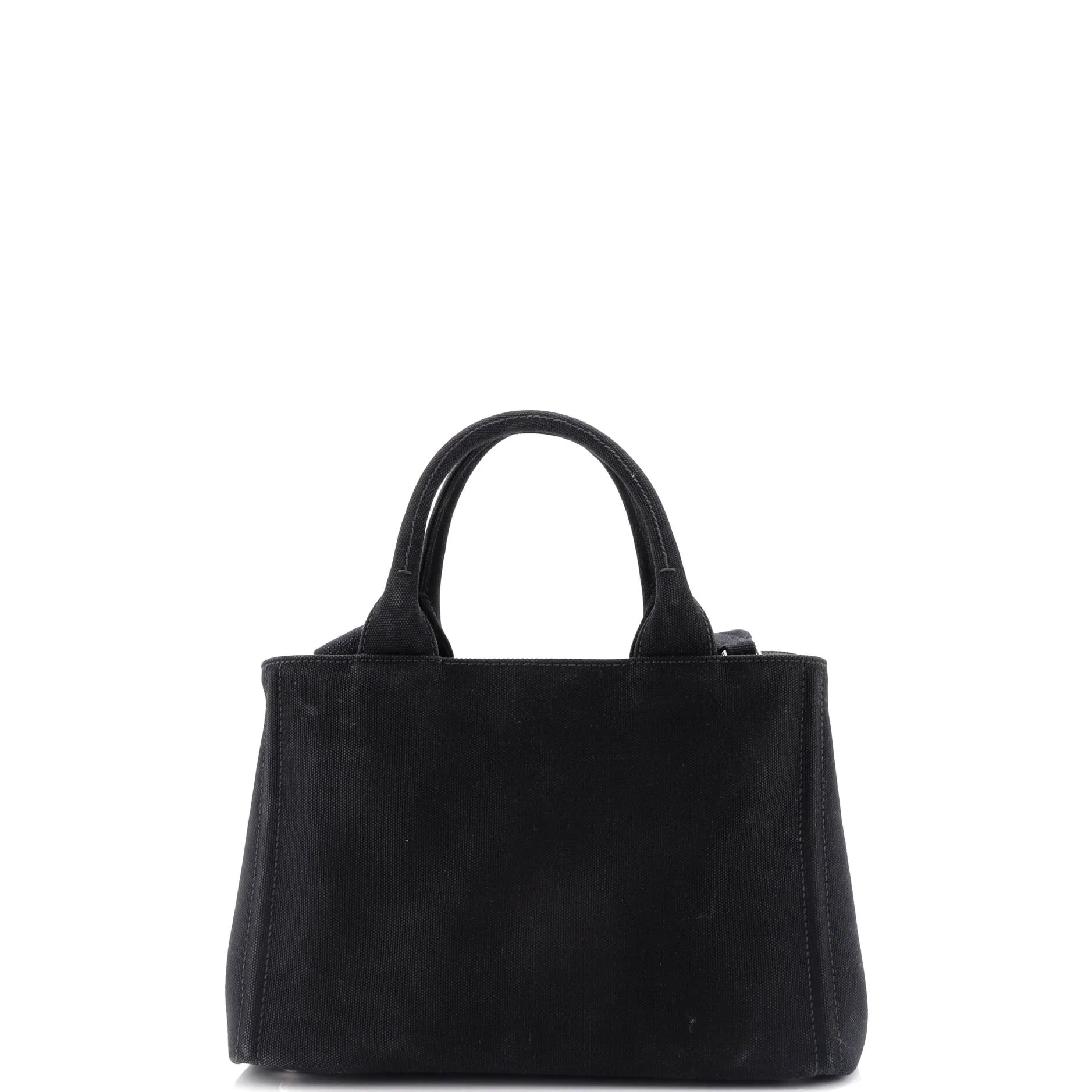 Embossed Logo Canapa Convertible Tote Canvas Mini