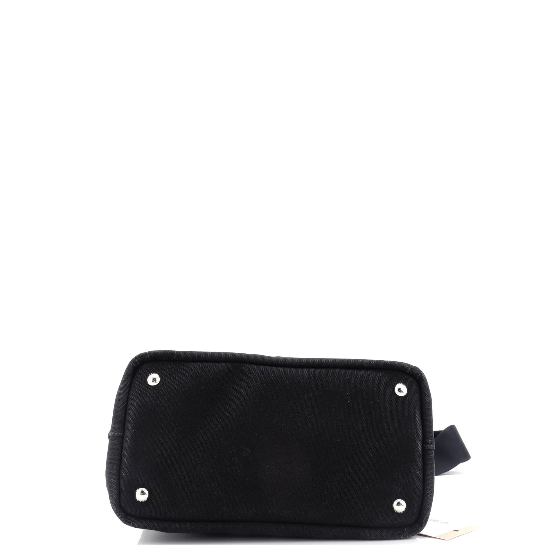 Embossed Logo Canapa Convertible Tote Canvas Mini