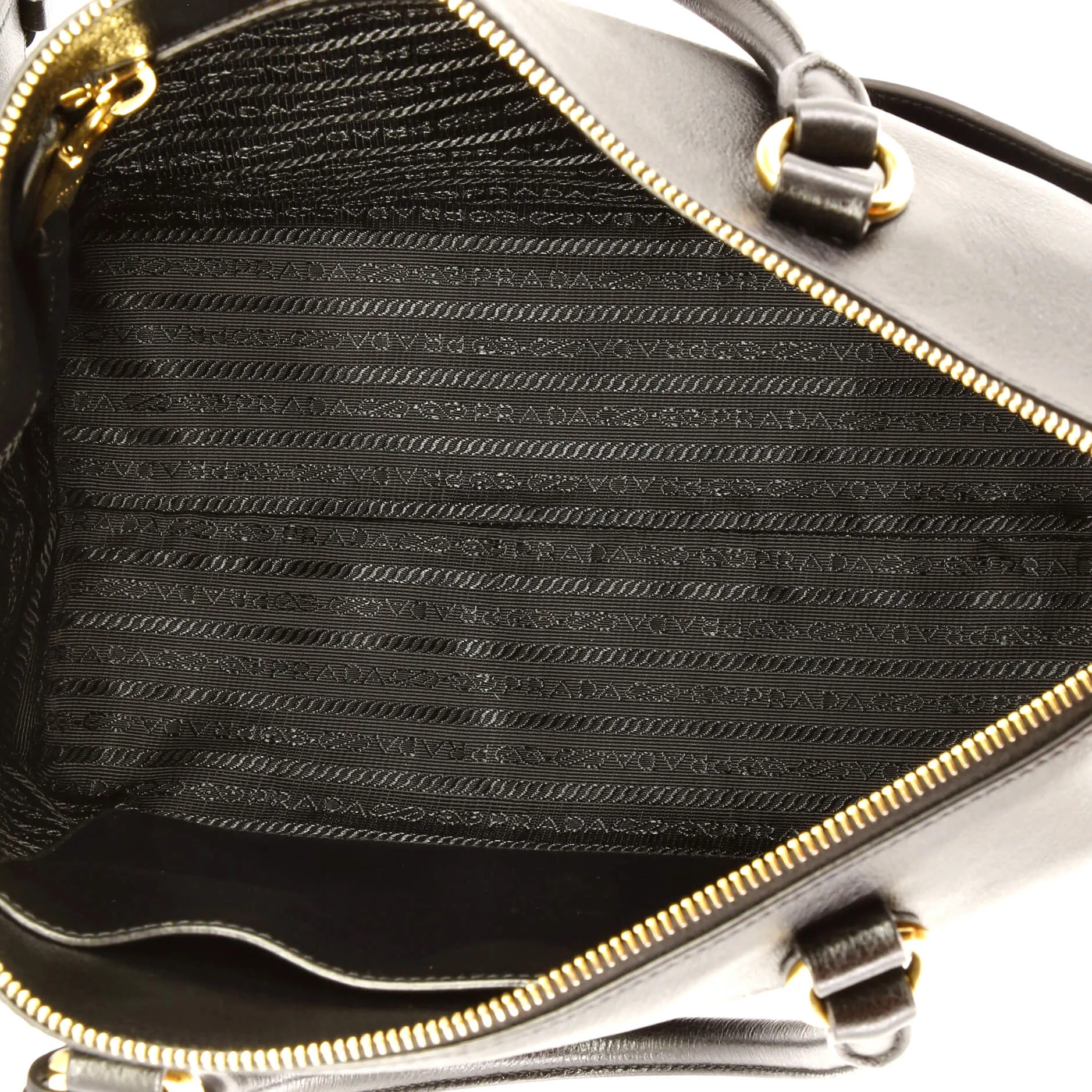Embossed Logo Convertible Tote Glace Calf Small