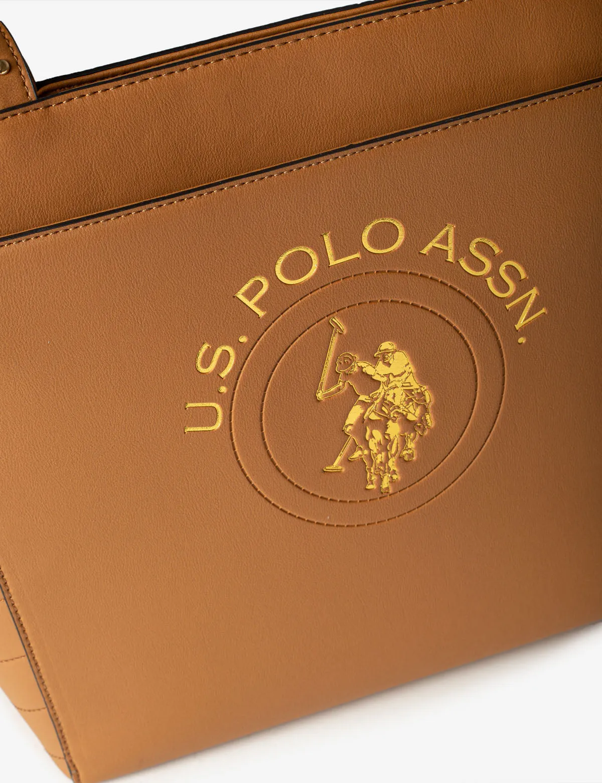 EMBOSSED LOGO TOTE BAG