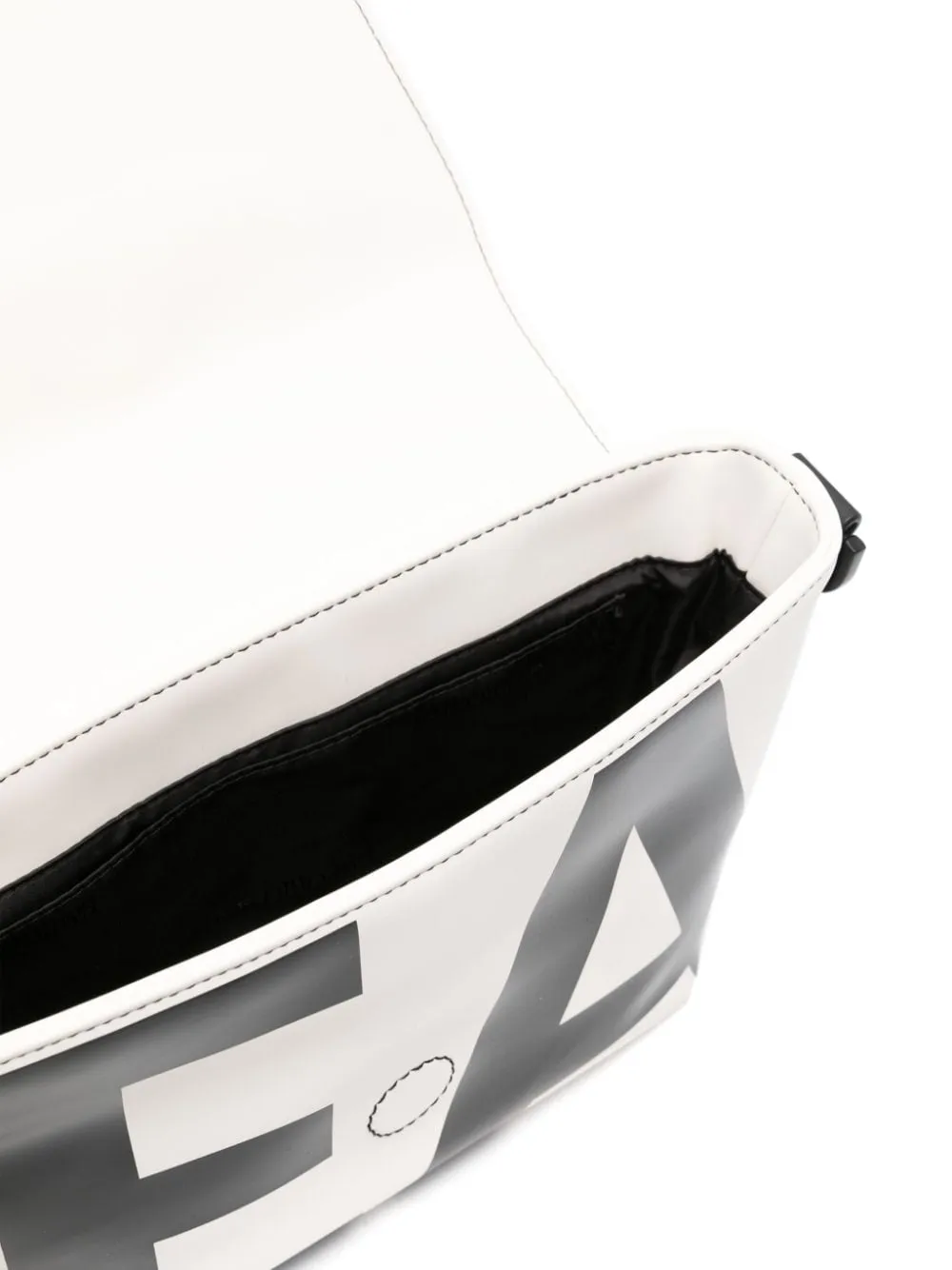 Emporio Armani Logo Leather Shoulder Bag