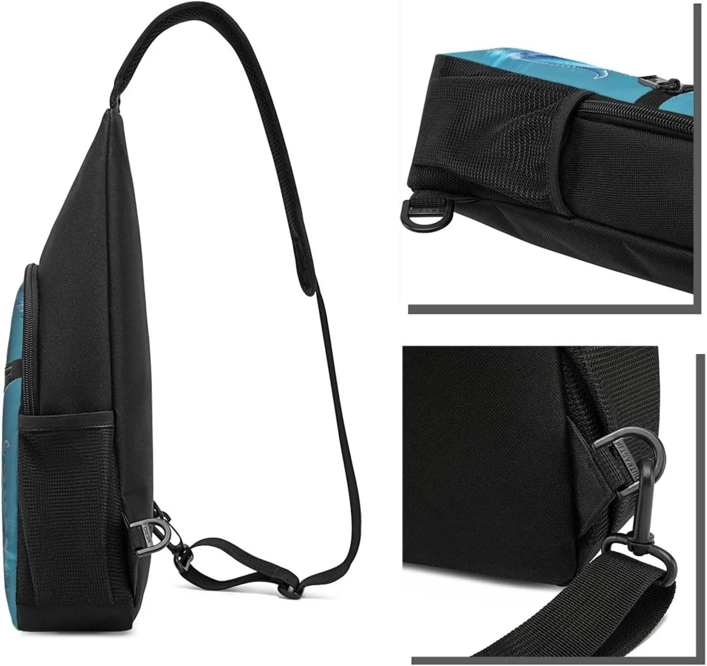 England Symbols Crossbody Chest Bag, Casual Backpack, Small Satchel, Multi-Functional Travel Hiking Backpacks