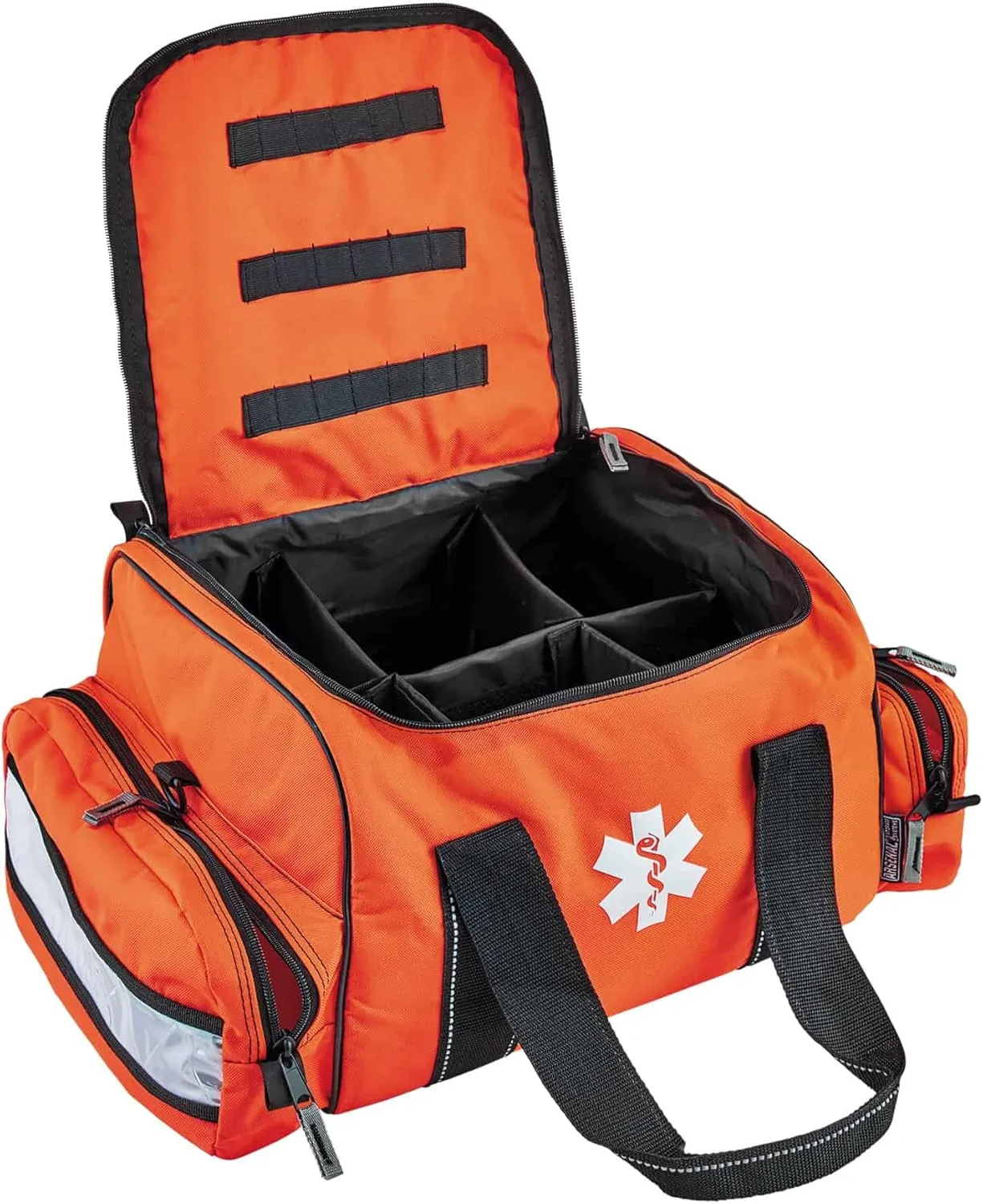 Ergodyne Arsenal 5215 Large Medic First Responder Trauma Duffel Bag with Shoulder Strap, Orange