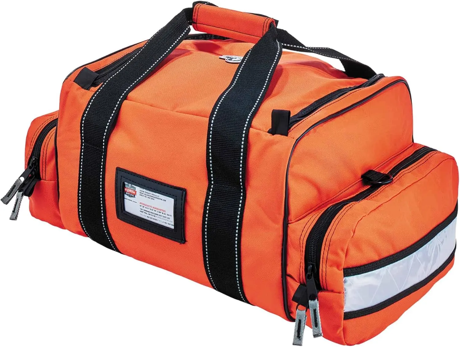 Ergodyne Arsenal 5215 Large Medic First Responder Trauma Duffel Bag with Shoulder Strap, Orange