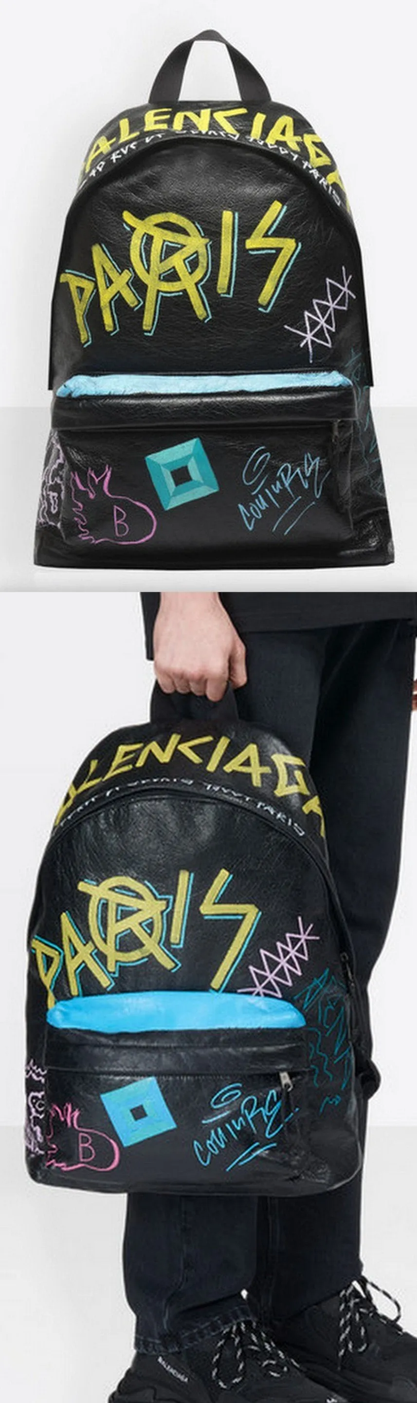 Explorer Backpack Graffiti Bag
