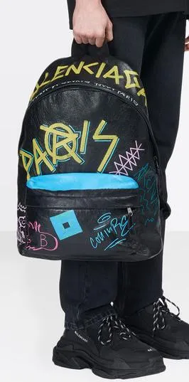 Explorer Backpack Graffiti Bag