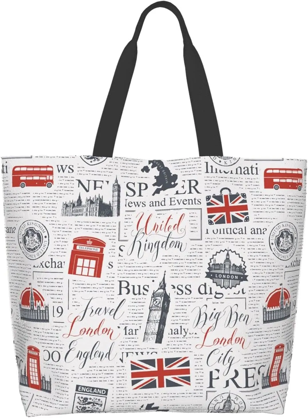 Famame Canvas Tote Bag Large Women Casual Shoulder Bag Handbag Reusable Multipurpose Shopping Grocery Bag For Outdoors…