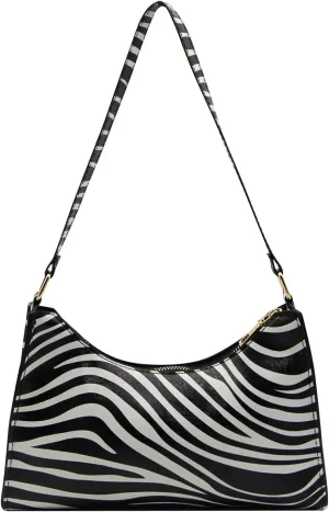 Fashion Cow Print Women Tote Shoulder Bag PU Leather Clutch Purse and Handbag Wallet Travel Bag