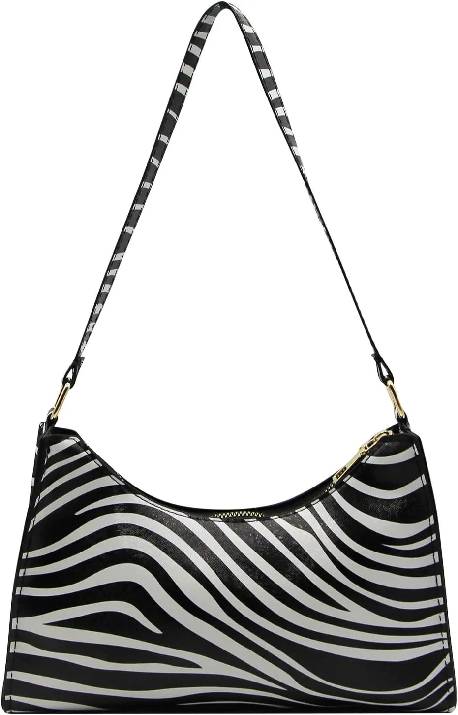 Fashion Cow Print Women Tote Shoulder Bag PU Leather Clutch Purse and Handbag Wallet Travel Bag