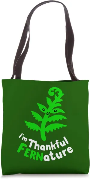 Fern Nature! - Funny Cute Leaf Fiddlehead Frond Botany Plant Tote Bag