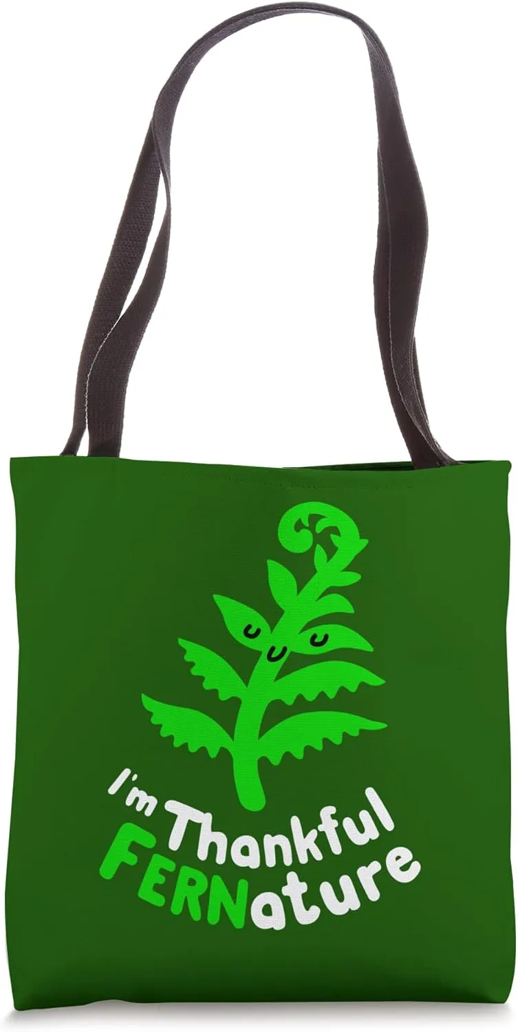 Fern Nature! - Funny Cute Leaf Fiddlehead Frond Botany Plant Tote Bag