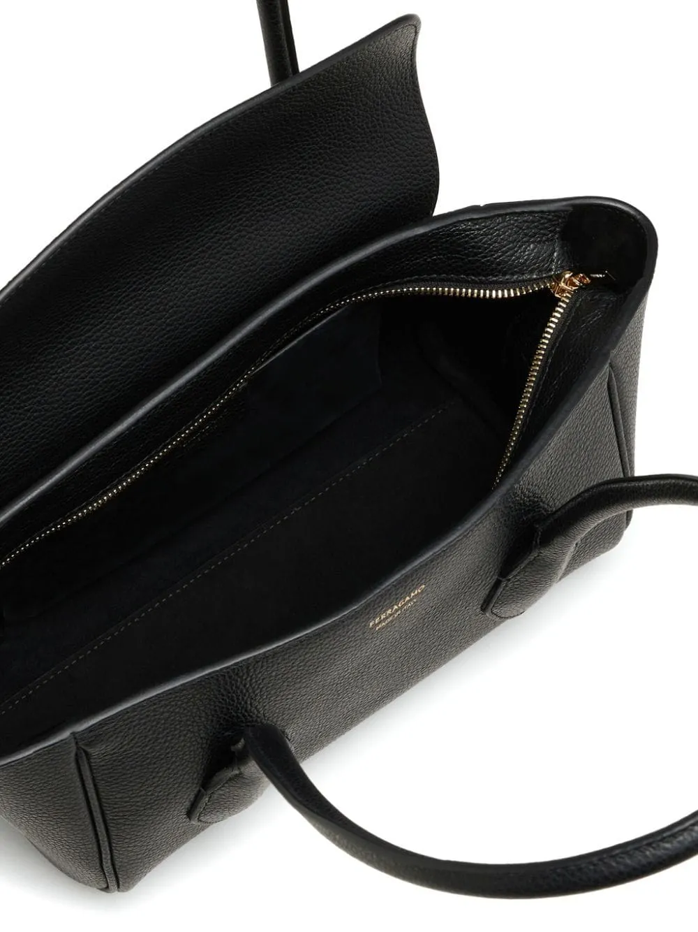 Ferragamo Firenze Small Leather Tote Bag