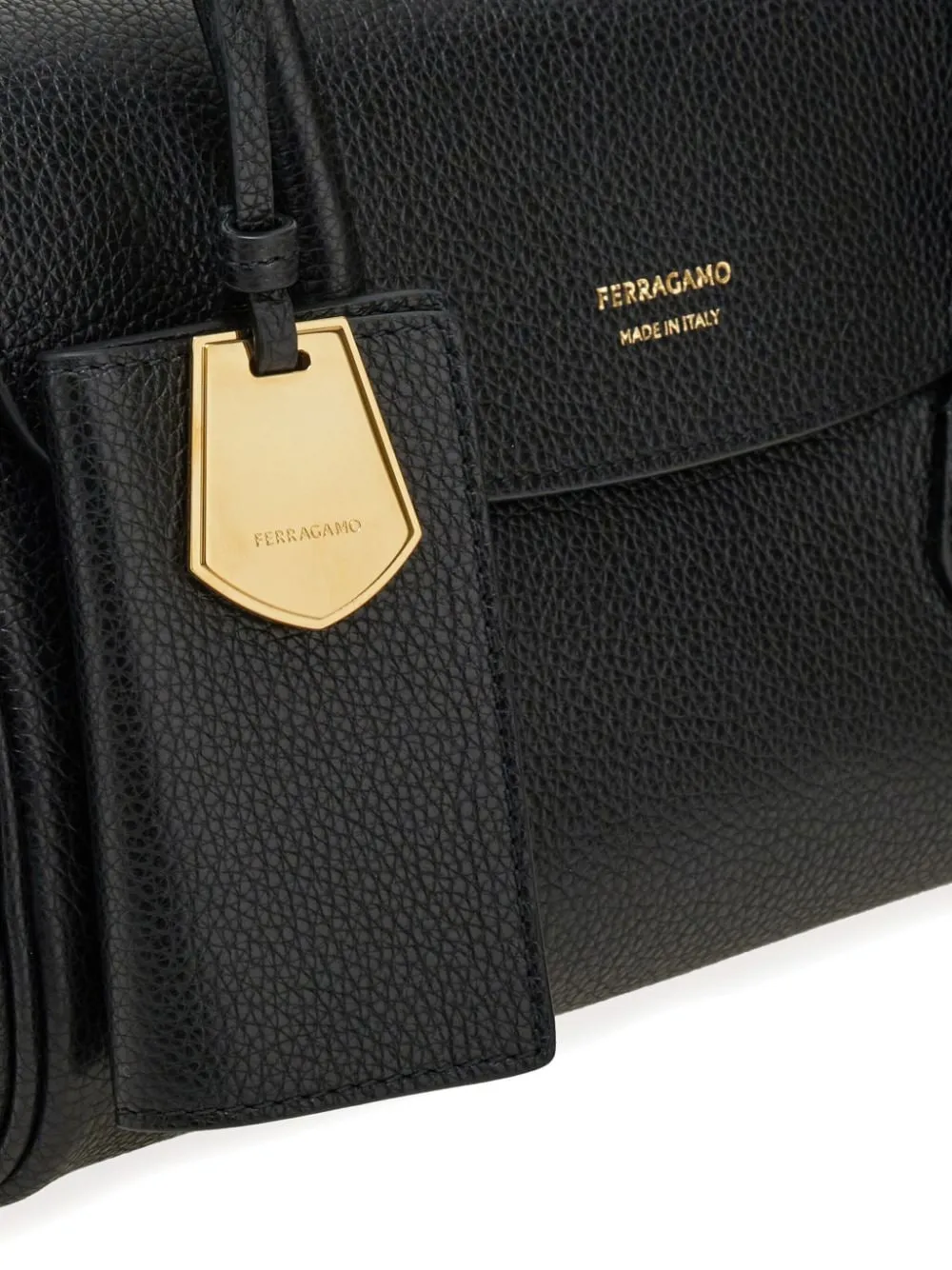 Ferragamo Firenze Small Leather Tote Bag