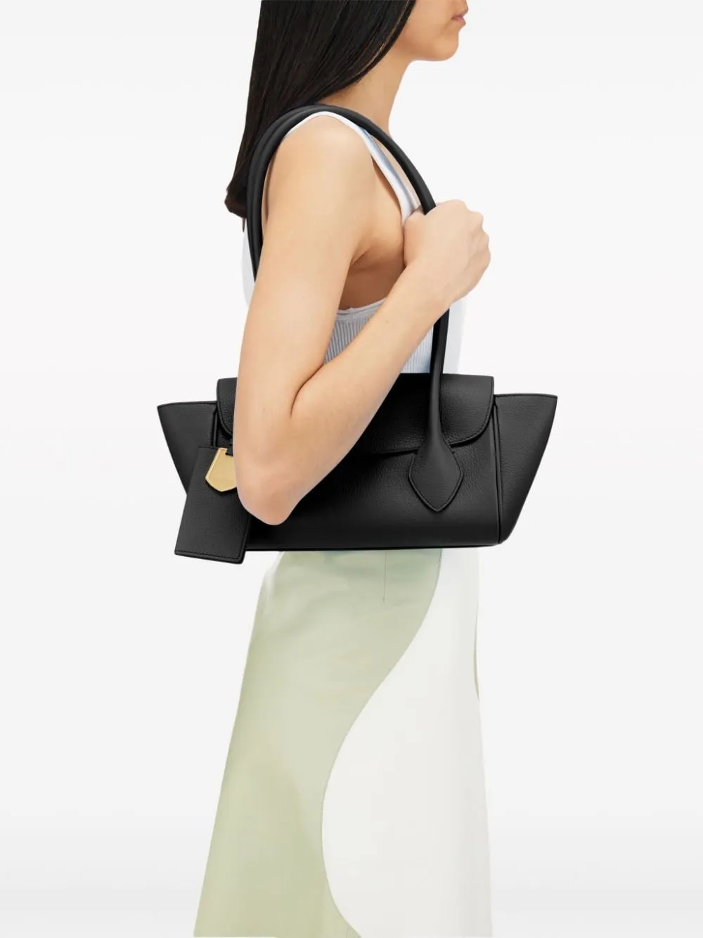 Ferragamo Firenze Small Leather Tote Bag