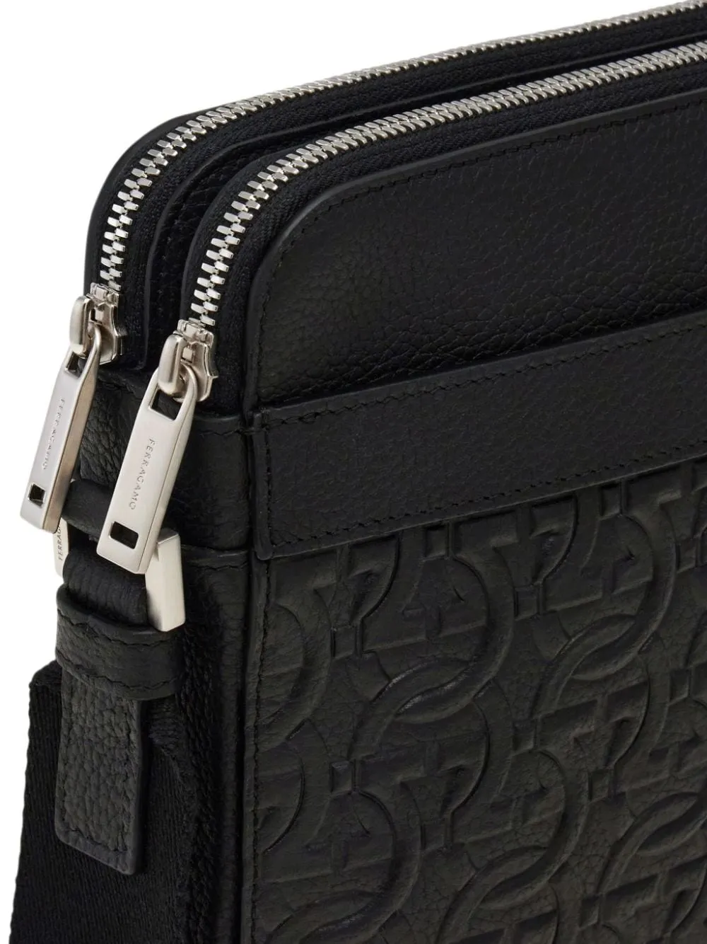 Ferragamo Gancini Leather Crossbody Bag