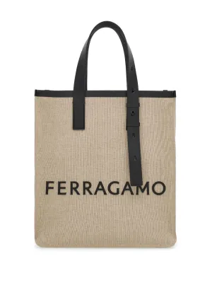 Ferragamo Logo Tote Bag