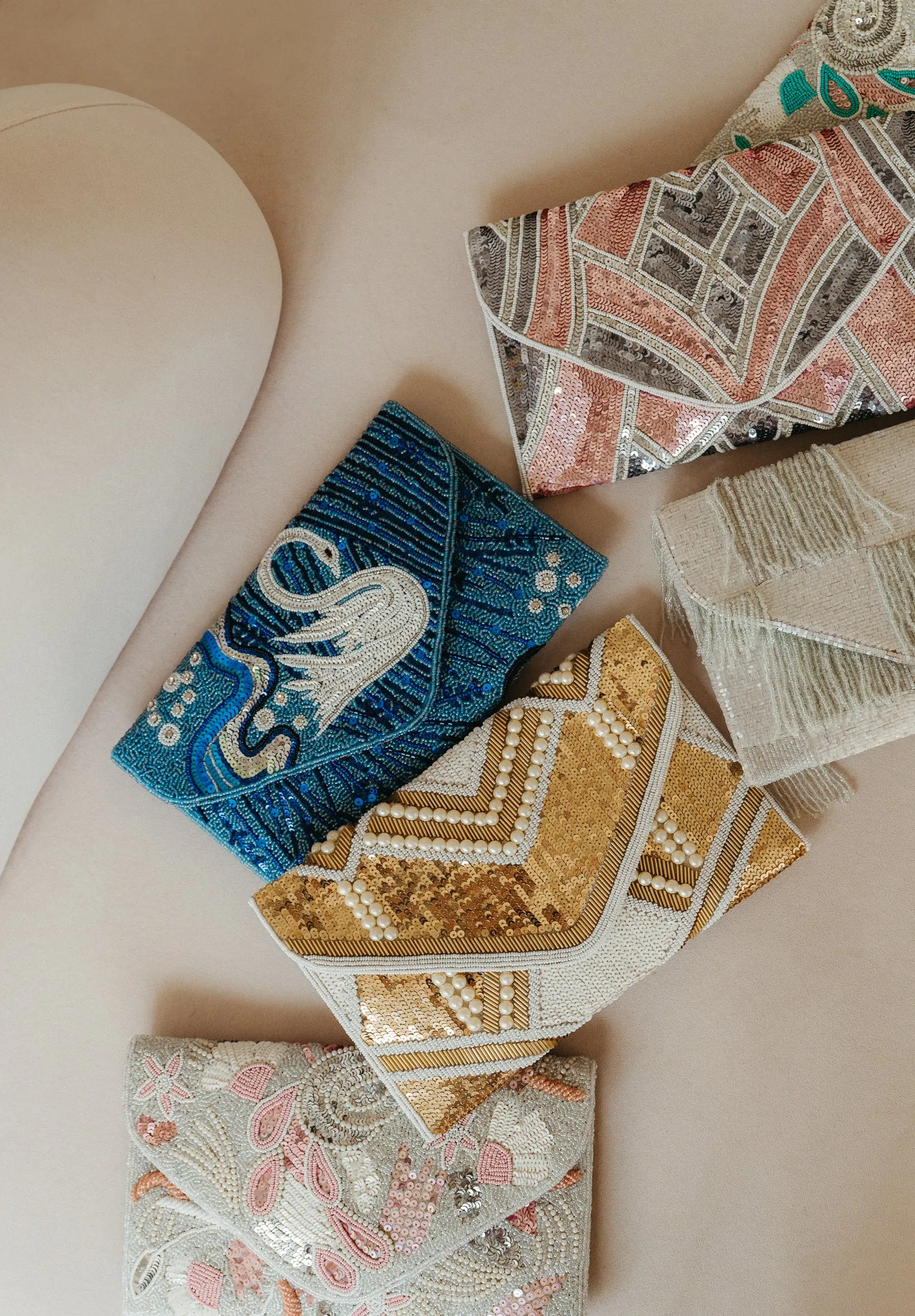 Fields of Gold Beaded Crossbody (Preorder)