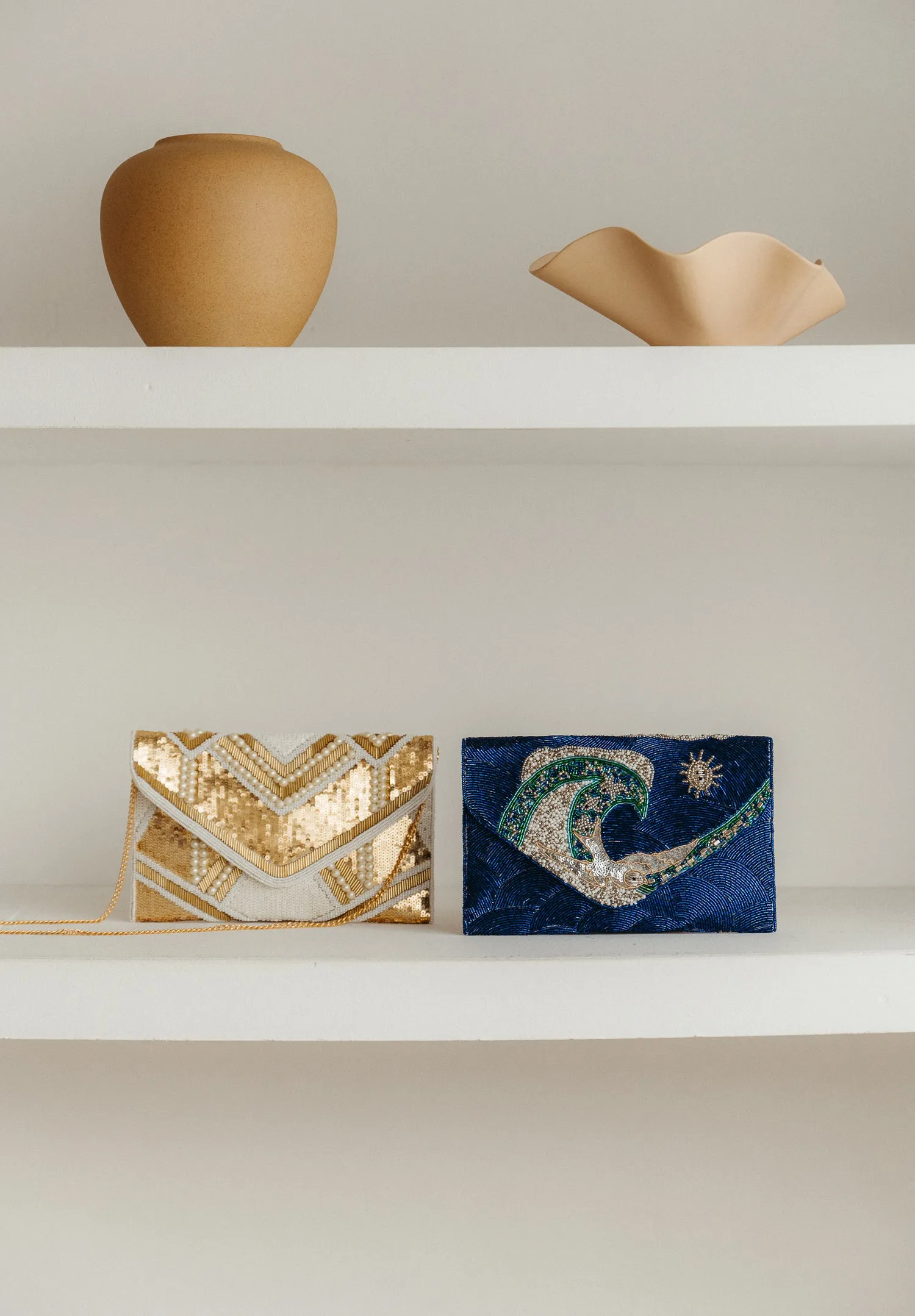 Fields of Gold Beaded Crossbody (Preorder)
