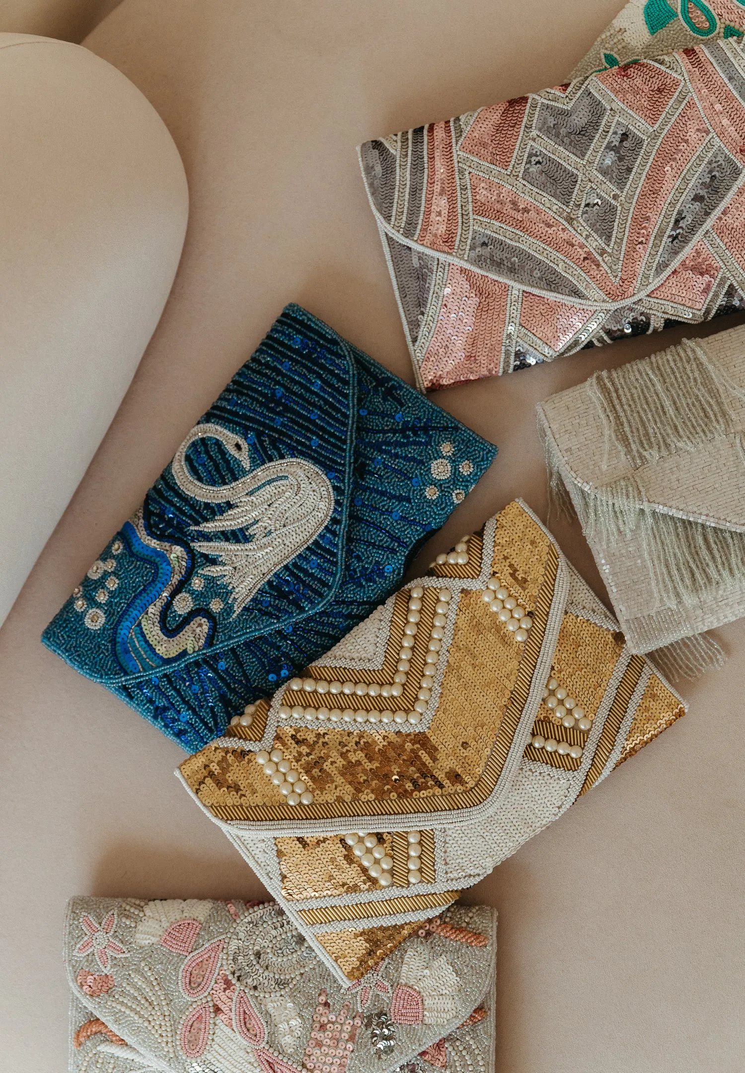 Fields of Gold Beaded Crossbody (Preorder)