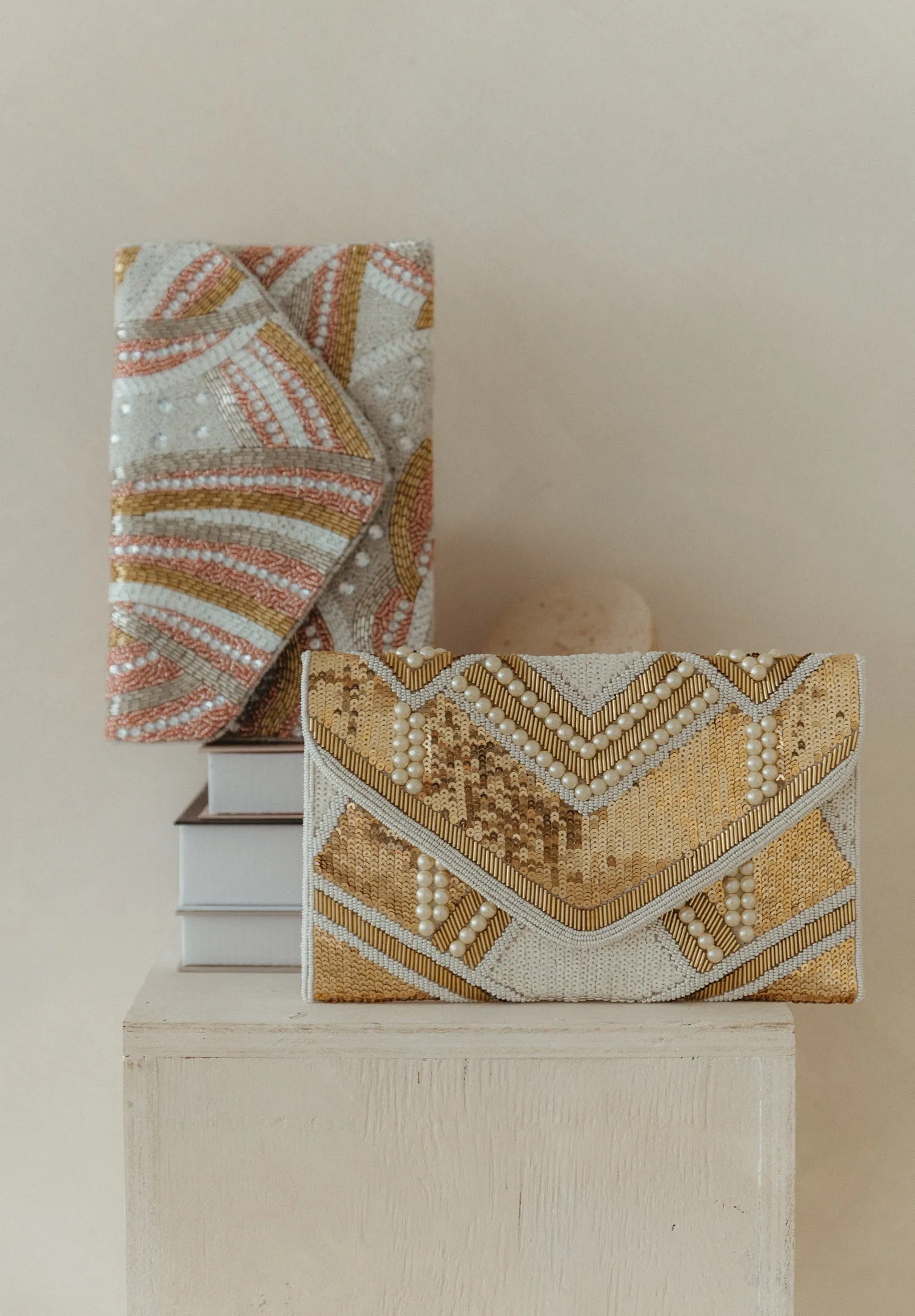 Fields of Gold Beaded Crossbody (Preorder)
