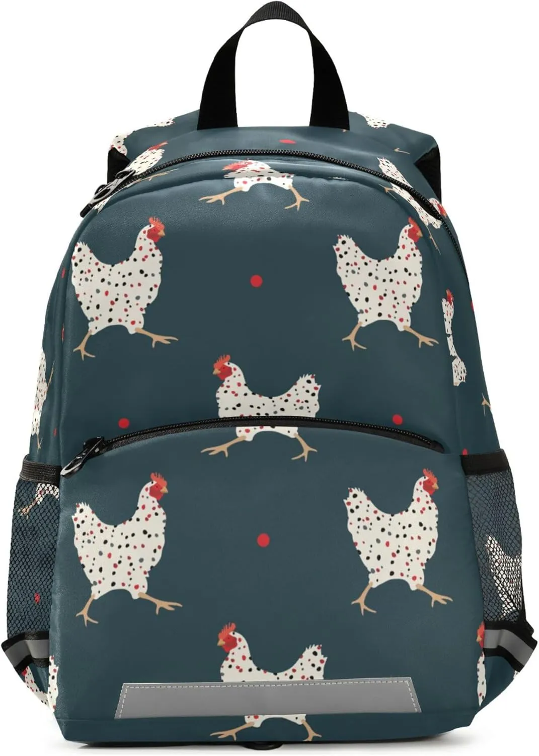 Fisyme Chicken Backpack Schoolbag Kids Daypack Toddler Travel School Bag Small Backpacks for Kindergarten Preschool Nursery Boys Girl