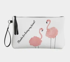 Flamingo Friends Clutch