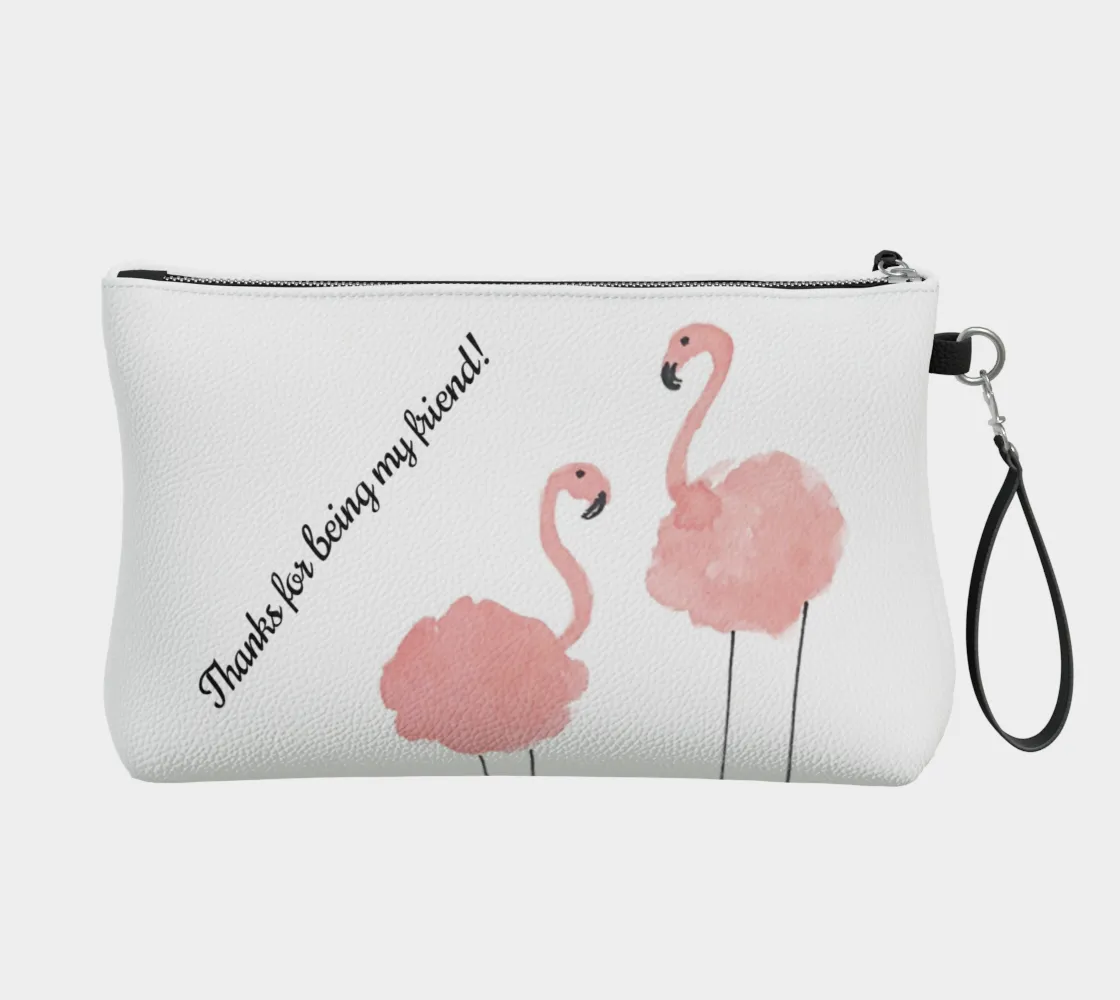 Flamingo Friends Clutch