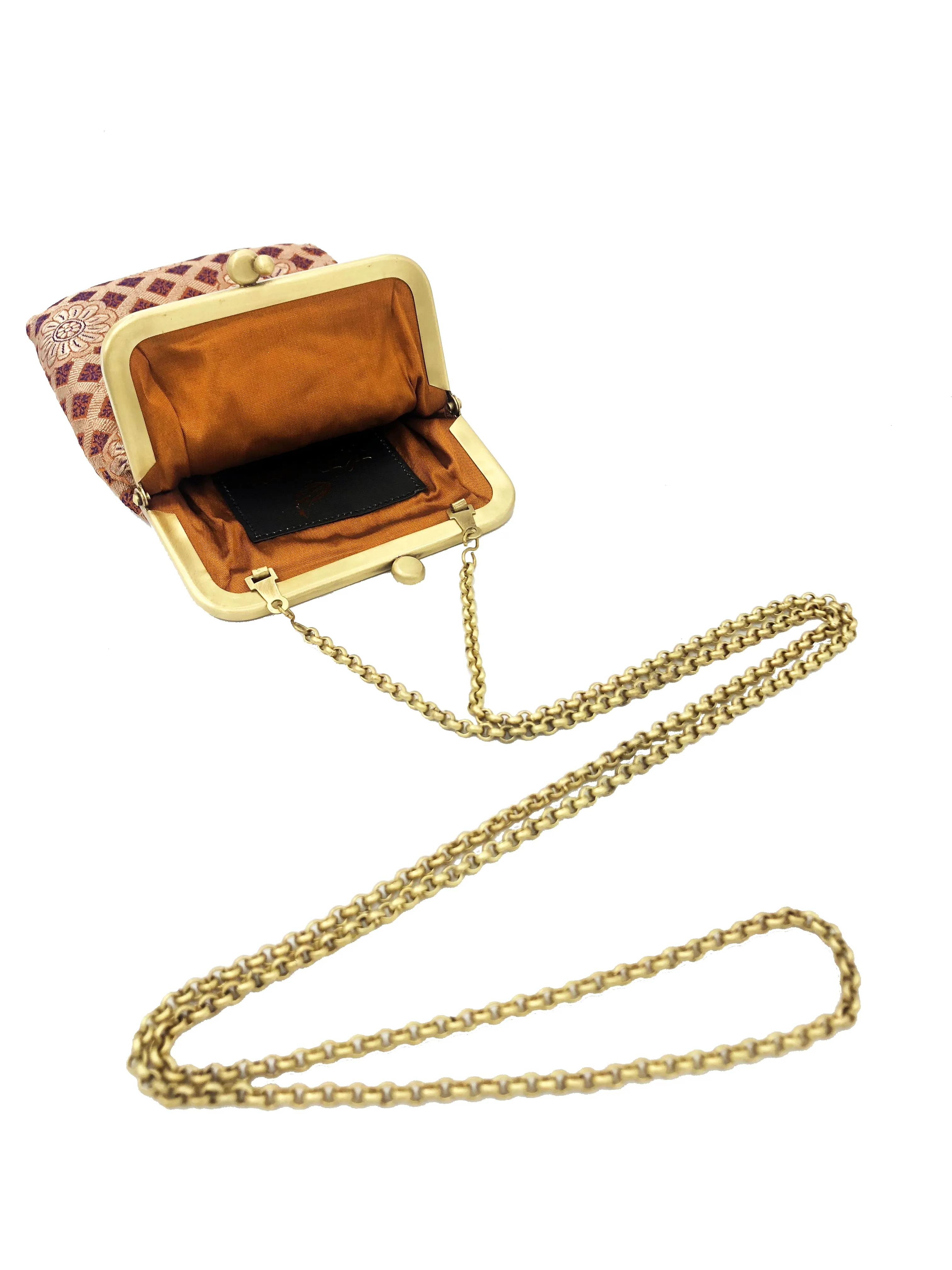Floral Rust | Mini Clutch Bag