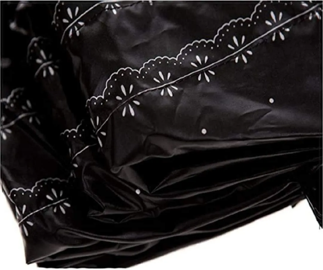 Foldable Lace Parasol Travel Sun Rain Umbrella Compact Anti UV Resistance Princess Sun Umbrella for Women & Girls