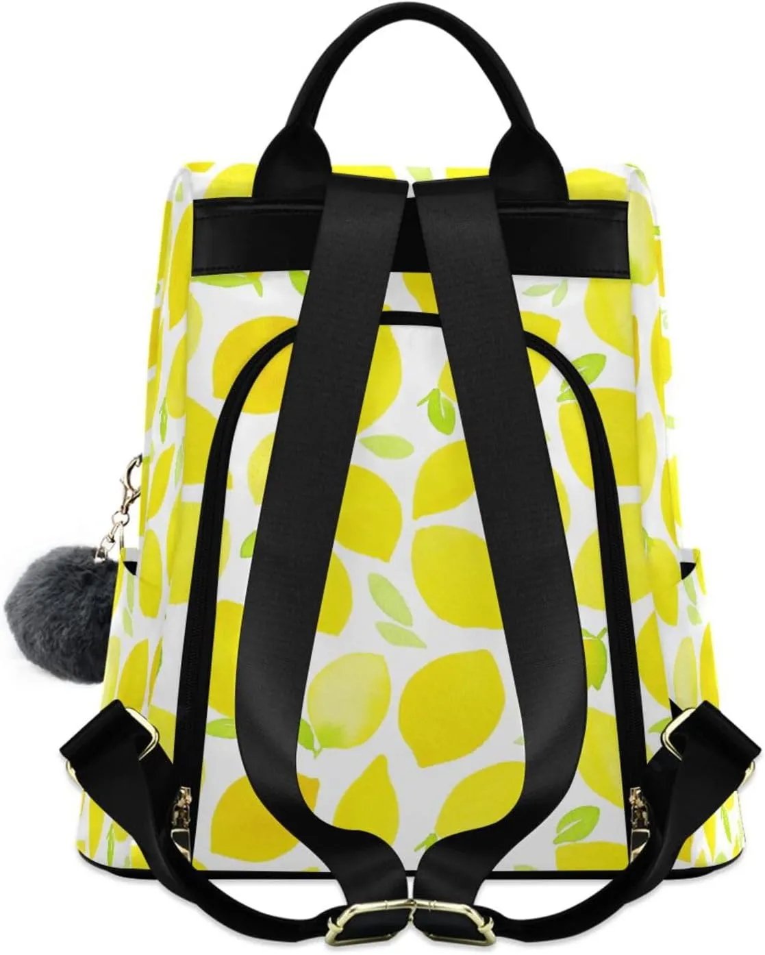 Fruit Print Anti-theft Backpack Handbags for Women Travel Rucksack Lightweight Shoulder Bags
