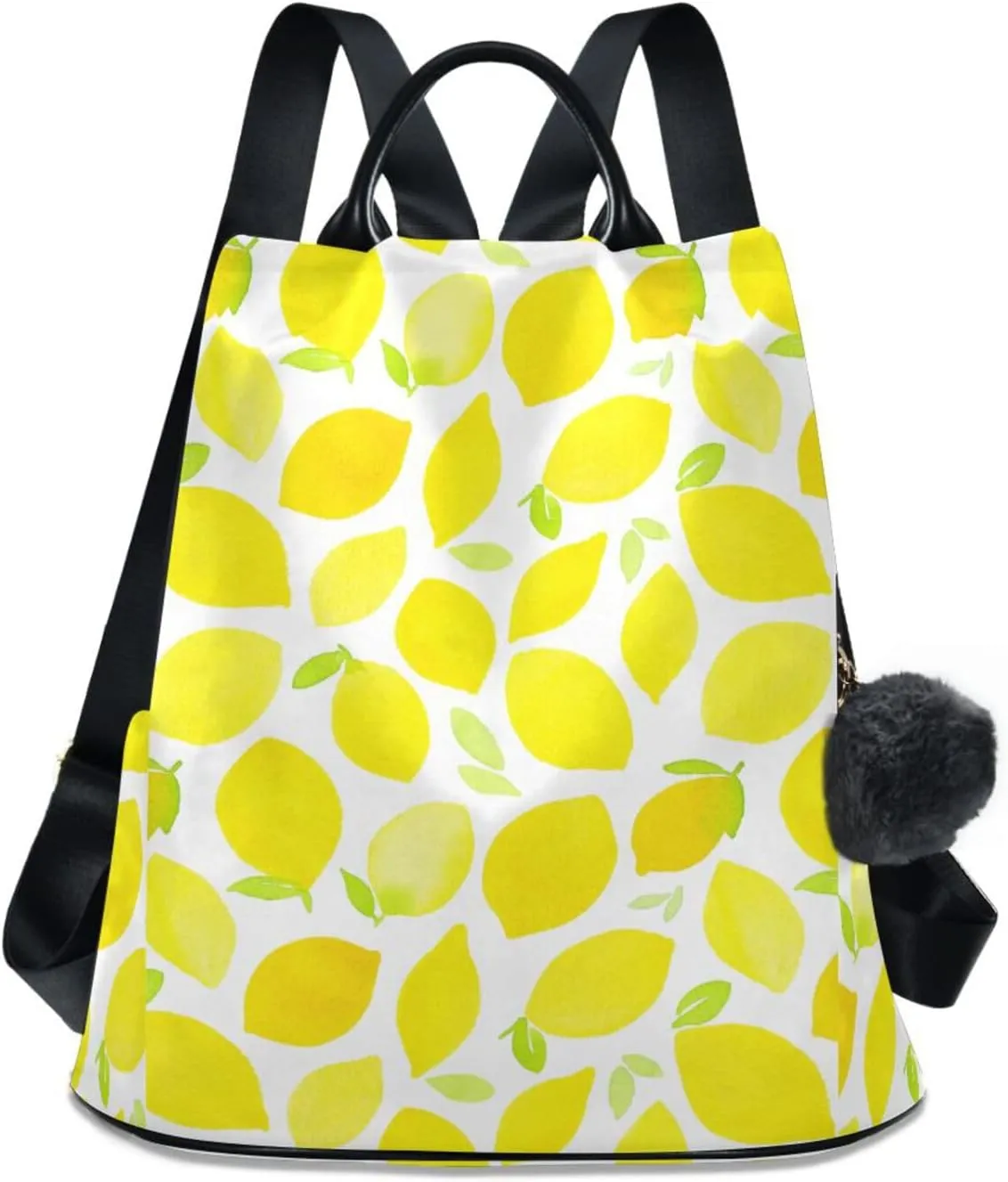Fruit Print Anti-theft Backpack Handbags for Women Travel Rucksack Lightweight Shoulder Bags