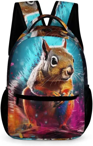 FunnyStar Graffiti Cute Chipmunk Laptop Backpack Cute Daypack for Camping Shopping Traveling