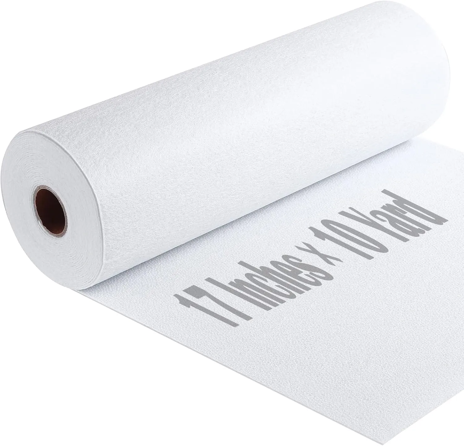 Fusible Fleece Interfacing, One-Sided Loft Fusible Fleece for Sewing, Quilting, Crafts, Clothing, Bags (17 Inches x 10 Yard) Medium Weight, Easy Iron-On Application, Enhanced Projects